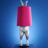 KARE Design Stehleuchte-Stehleuchte Hiding Rabbit Magenta