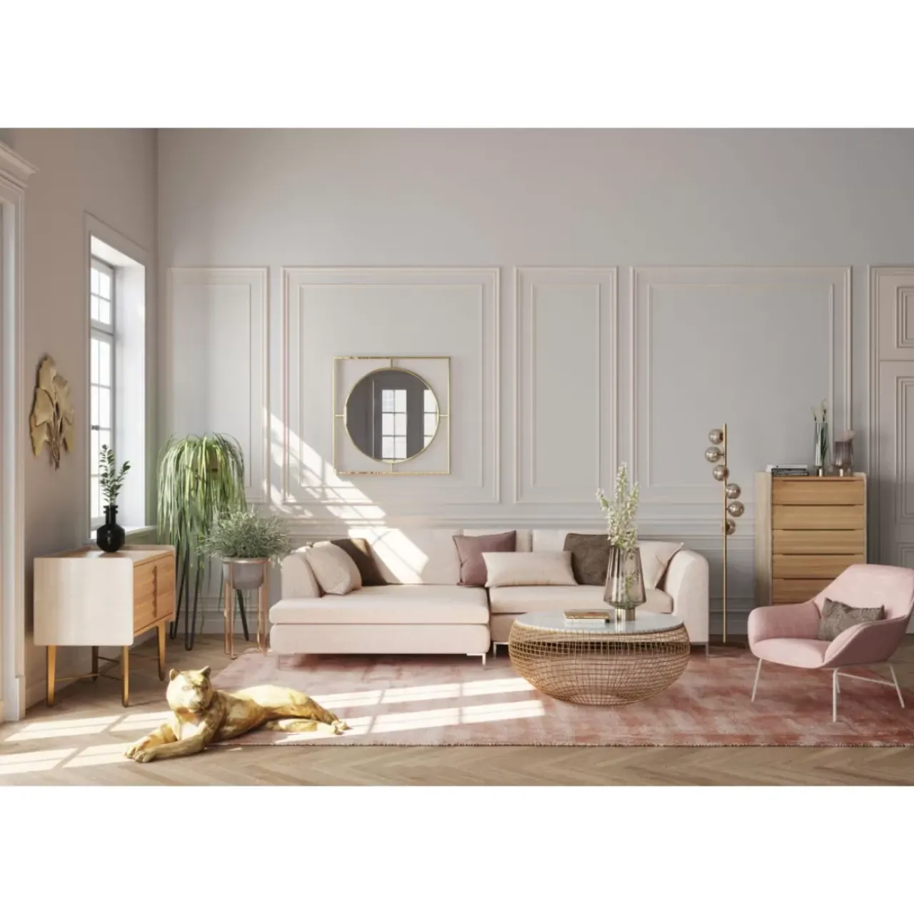 KARE Design Steh & Bodenleuchten-Stehleuchte Scala Balls Brass 160Cm