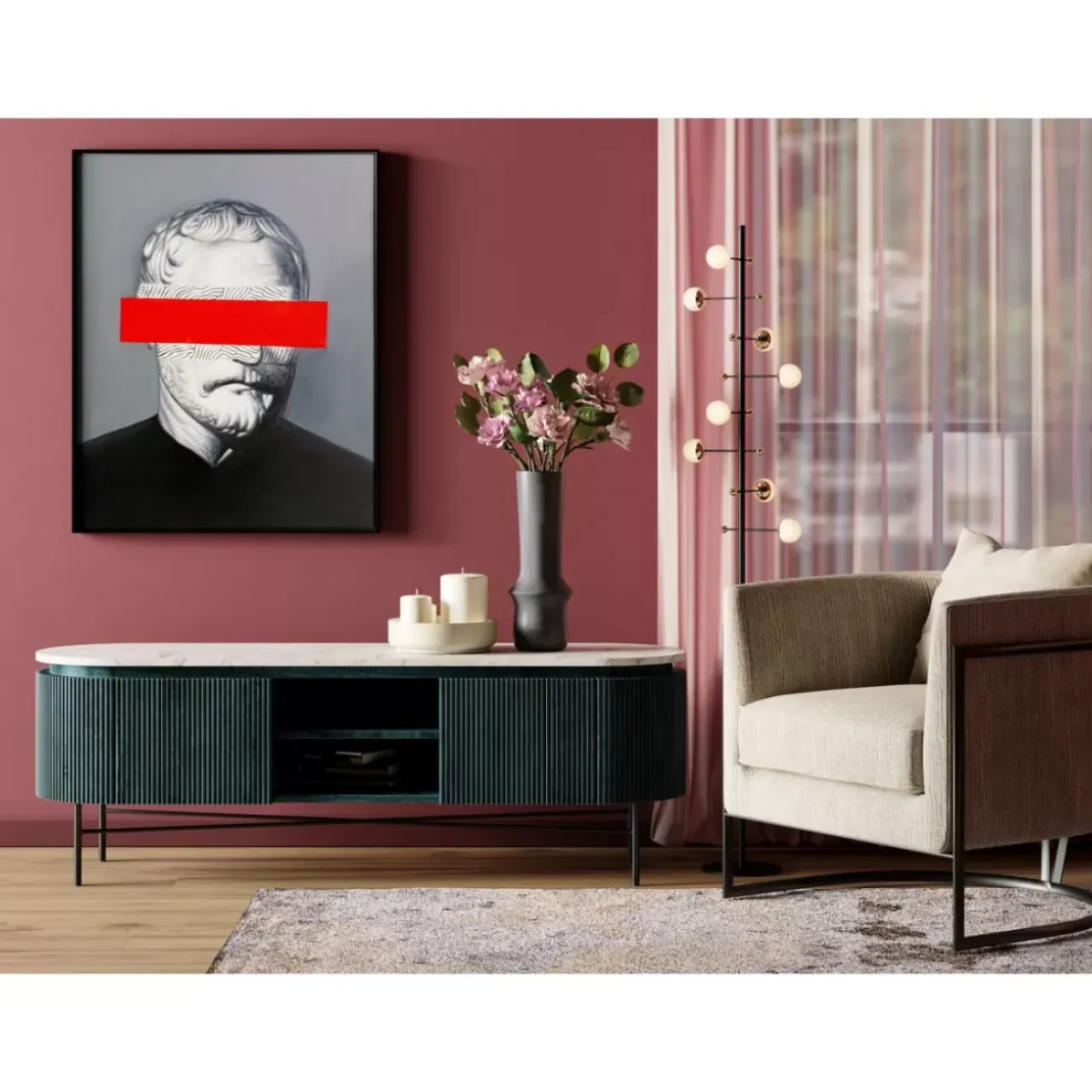 KARE Design Steh & Bodenleuchten-Stehleuchte Trapez 160