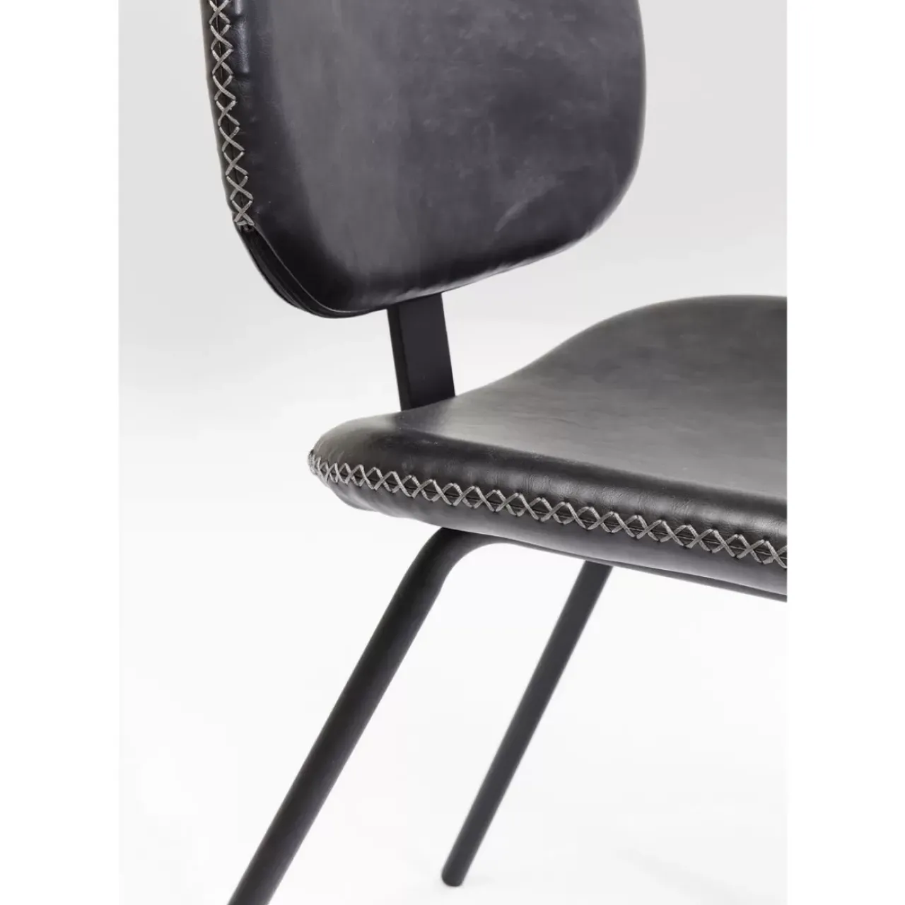 KARE Design Stühle-Stuhl Barber Schwarz