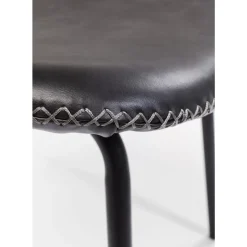 KARE Design Stühle-Stuhl Barber Schwarz