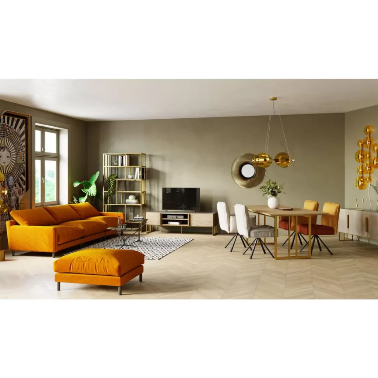 KARE Design Stühle-Stuhl Chelsea Braun