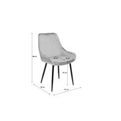KARE Design Stühle-Stuhl East Side Champagne Xl