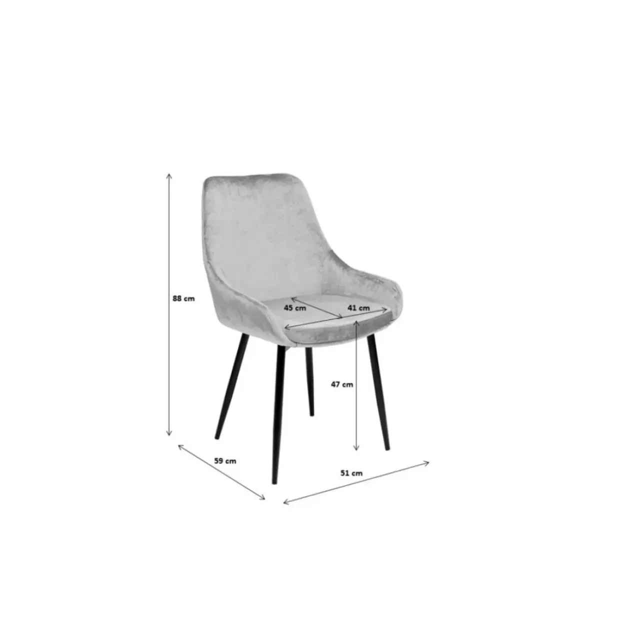 KARE Design Stühle-Stuhl East Side Champagne Xl