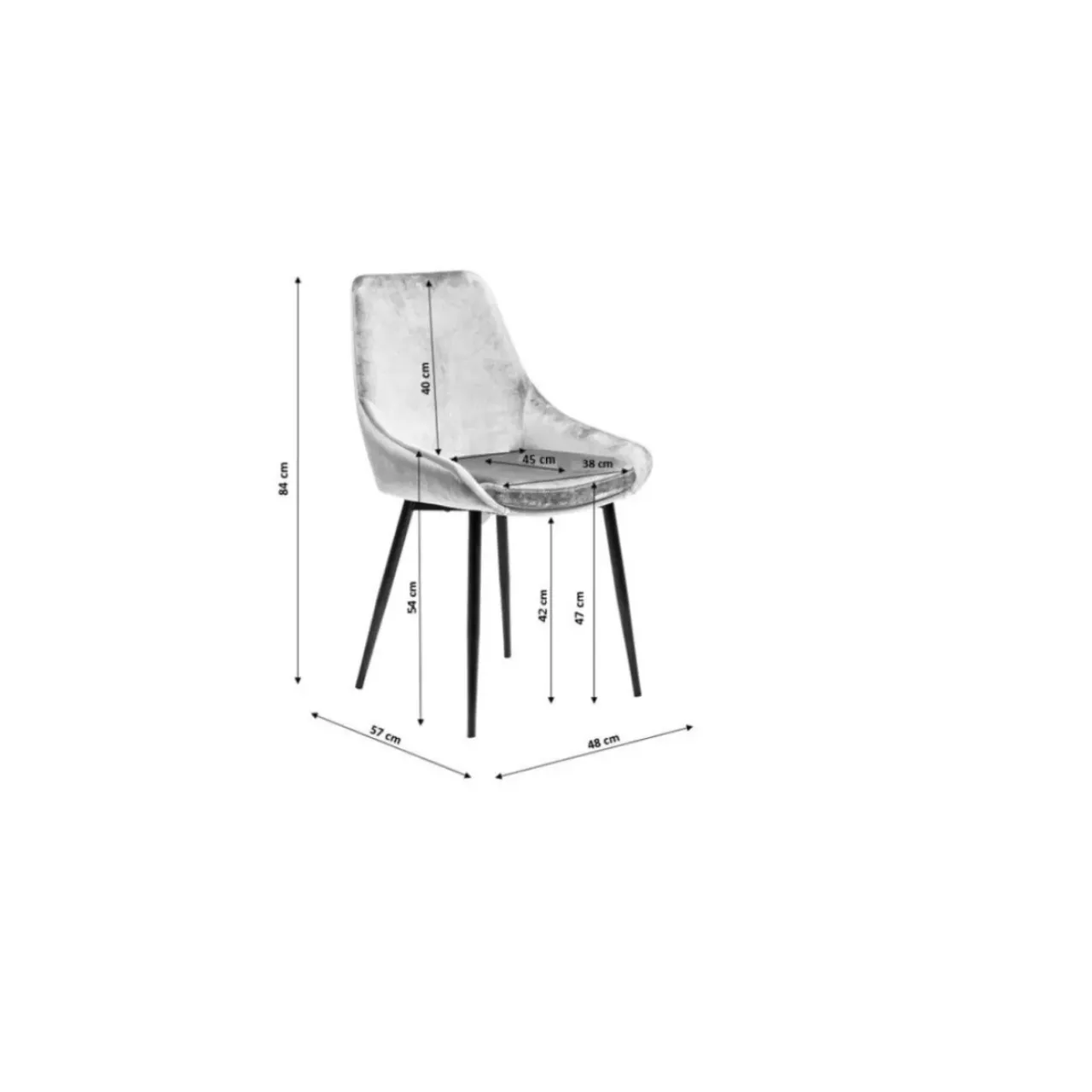 KARE Design Stühle-Stuhl East Side Petrol