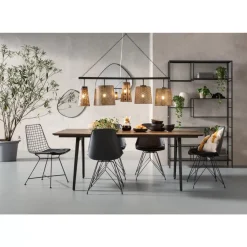 KARE Design Stühle-Stuhl Grid Schwarz