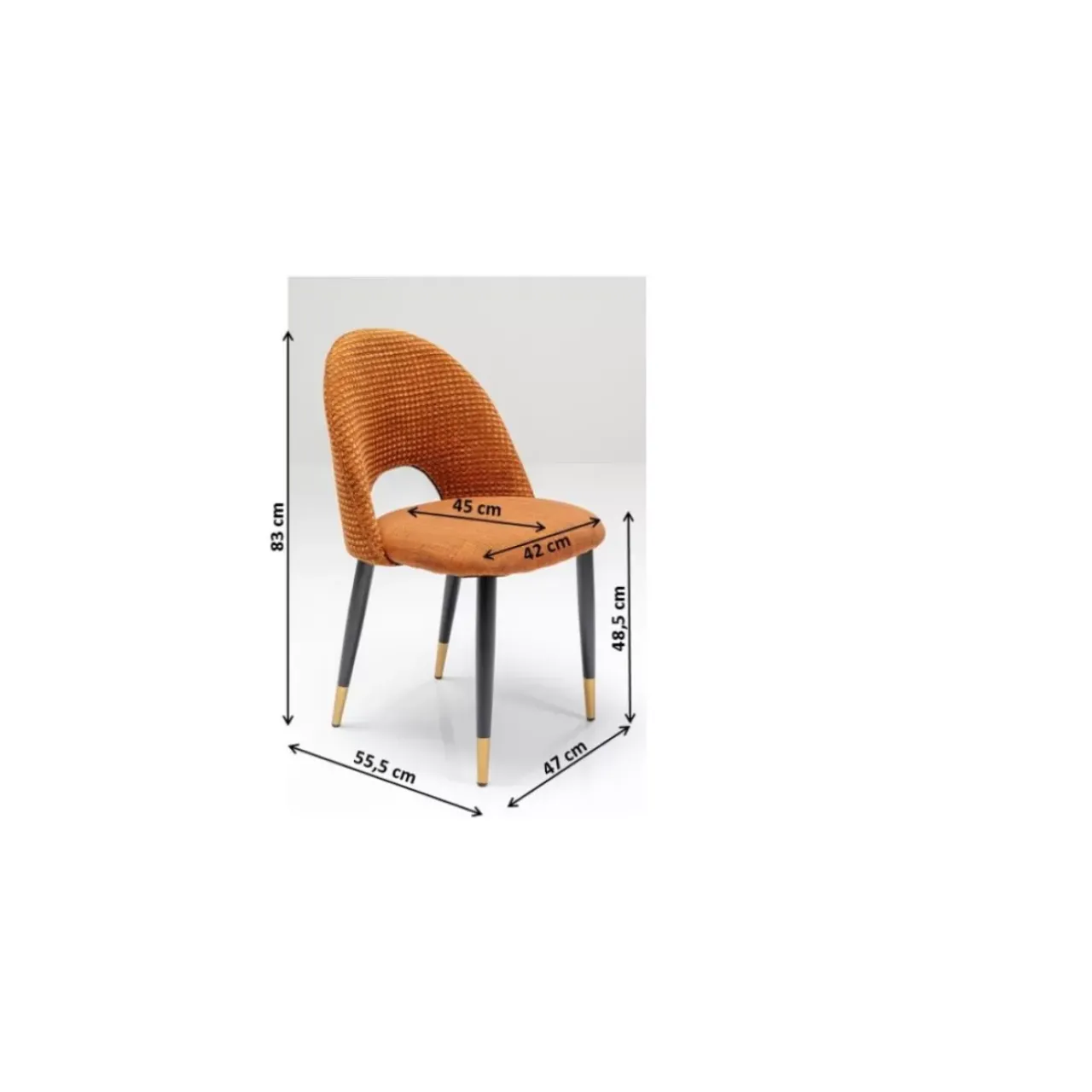 KARE Design Stühle-Stuhl Hudson Orange