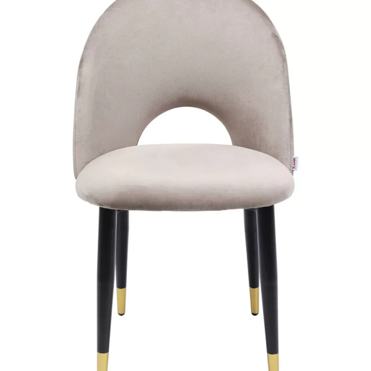 KARE Design Stühle-Stuhl Iris Velvet Beige