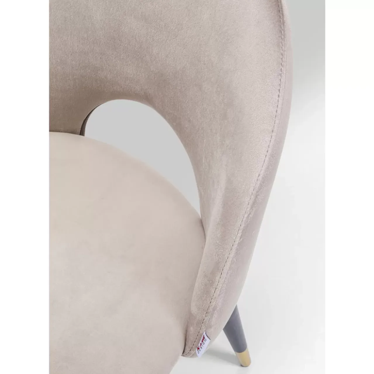 KARE Design Stühle-Stuhl Iris Velvet Beige
