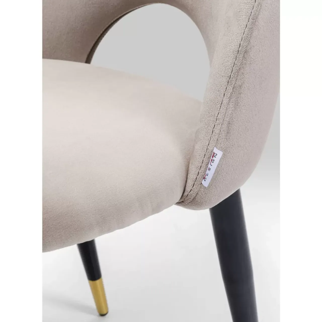 KARE Design Stühle-Stuhl Iris Velvet Beige