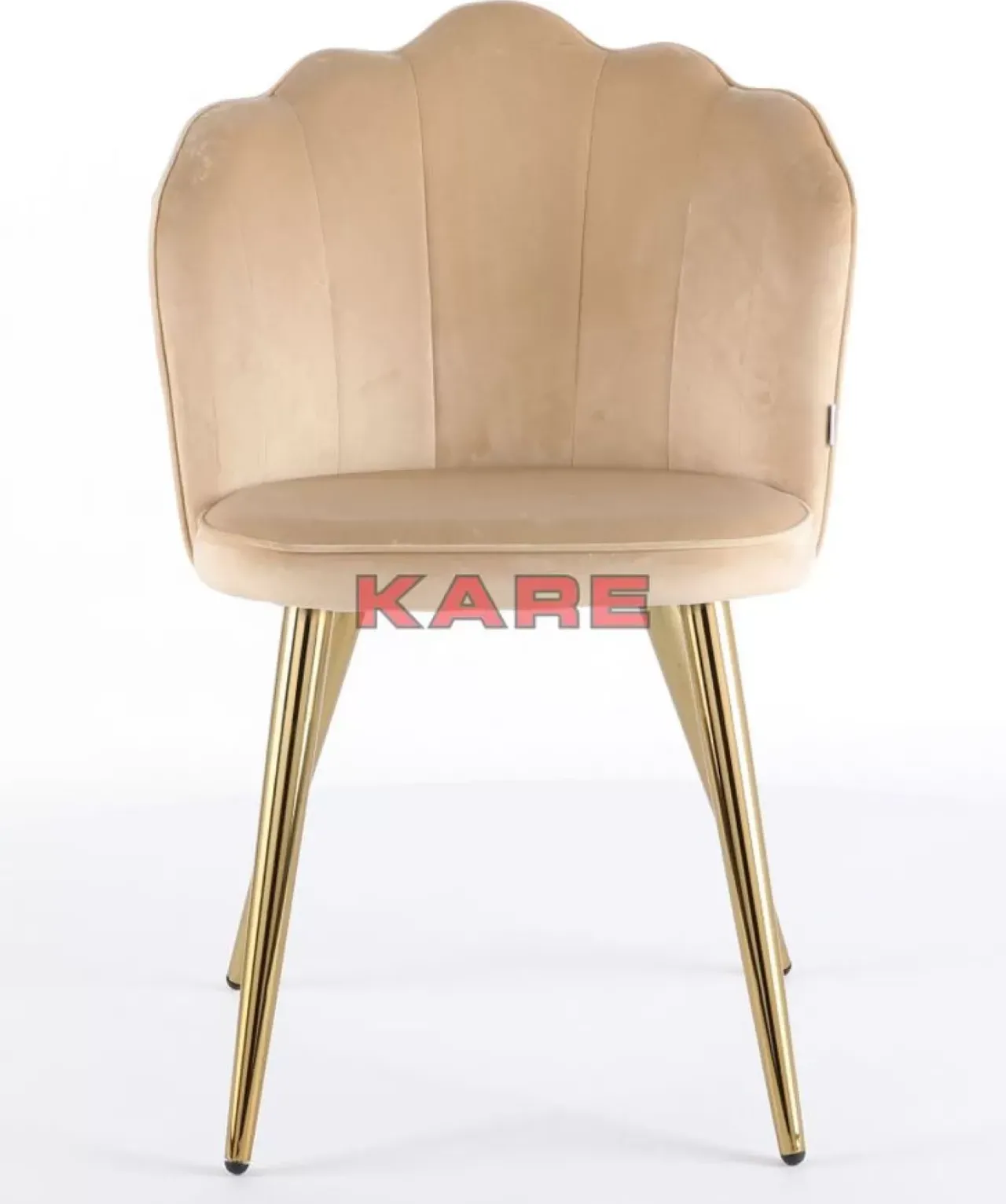 KARE Design Stühle-Stuhl Princess Beige (2/Set)