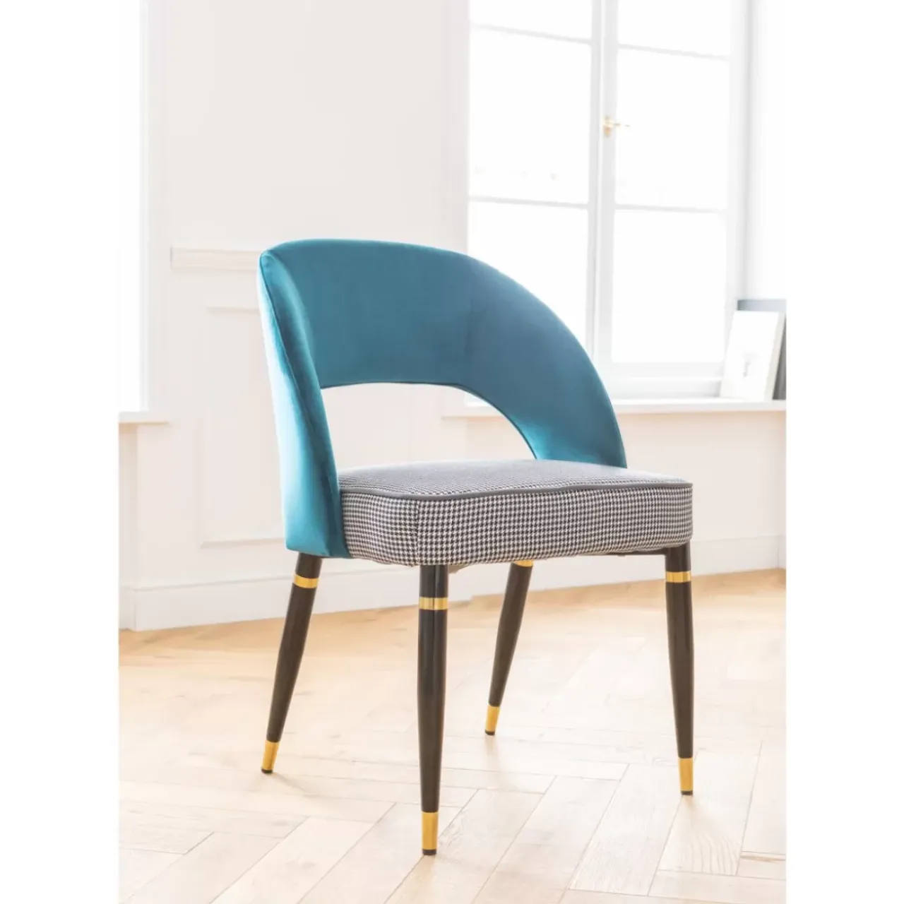 KARE Design Stühle-Stuhl Samantha Petrol