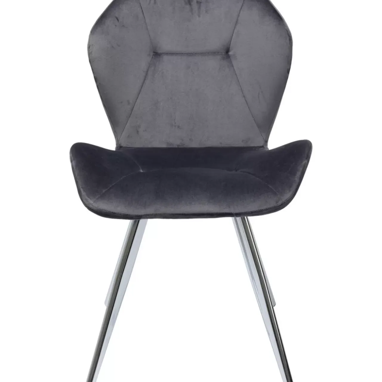KARE Design Stühle-Stuhl Viva Grau Chrom