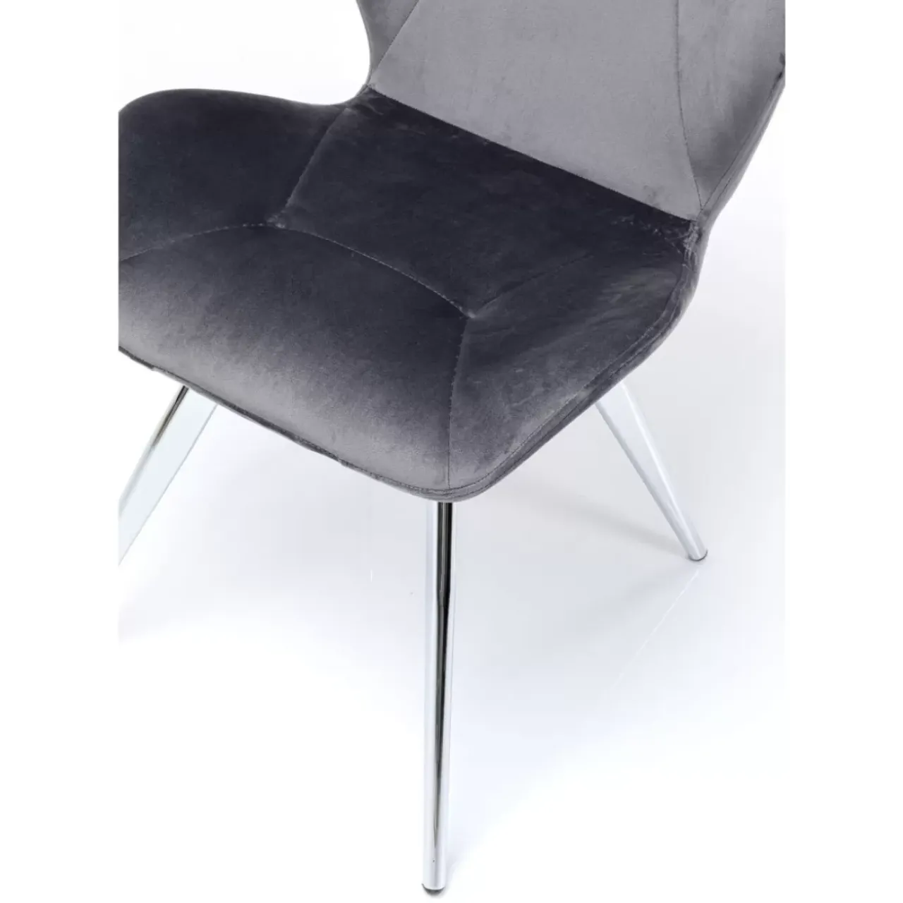 KARE Design Stühle-Stuhl Viva Grau Chrom