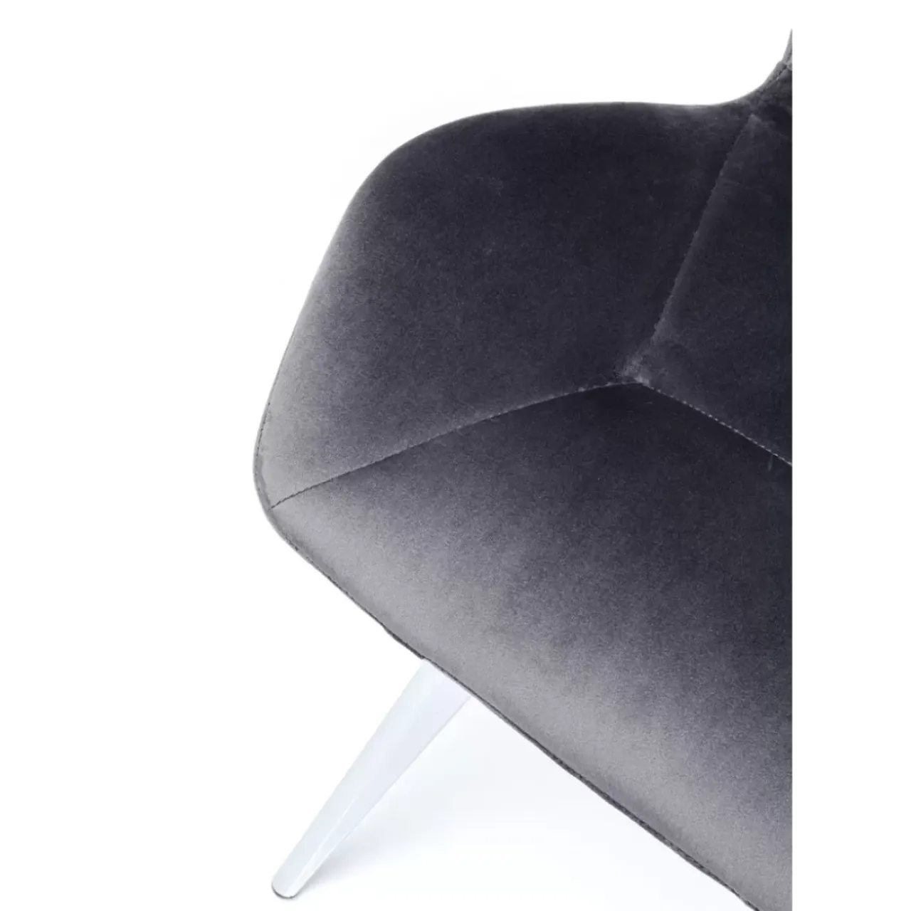 KARE Design Stühle-Stuhl Viva Grau Chrom