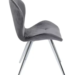 KARE Design Stühle-Stuhl Viva Grau Chrom
