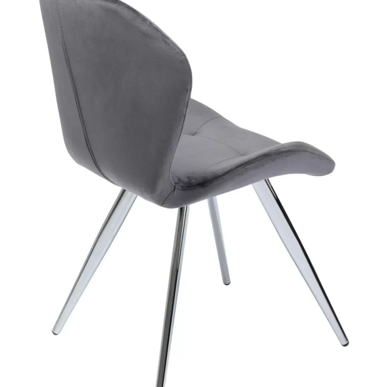 KARE Design Stühle-Stuhl Viva Grau Chrom