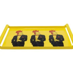 KARE Design Geschirr & Tischaccessoires-Tablett Ego Rooster 49X30Cm
