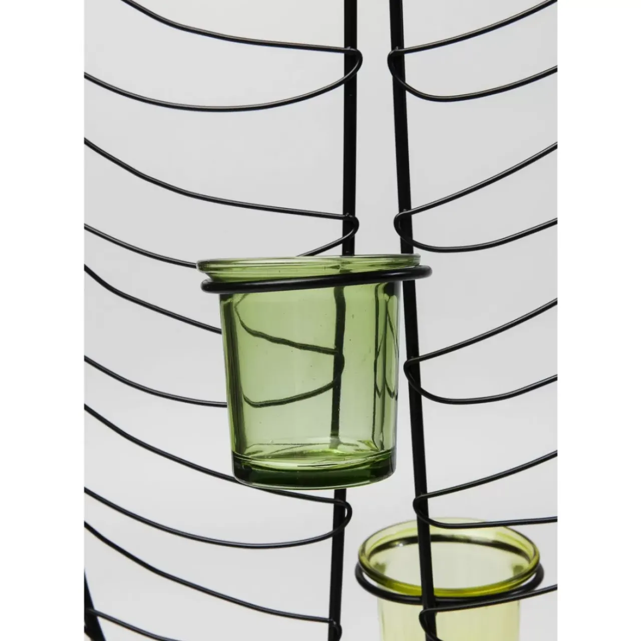 KARE Design Kerzenständer & Laternen-Teelichthalter Leaf Wire 86Cm