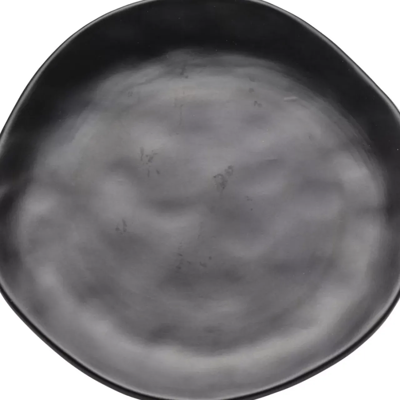 KARE Design Geschirr & Tischaccessoires-Teller Organic Black O20Cm