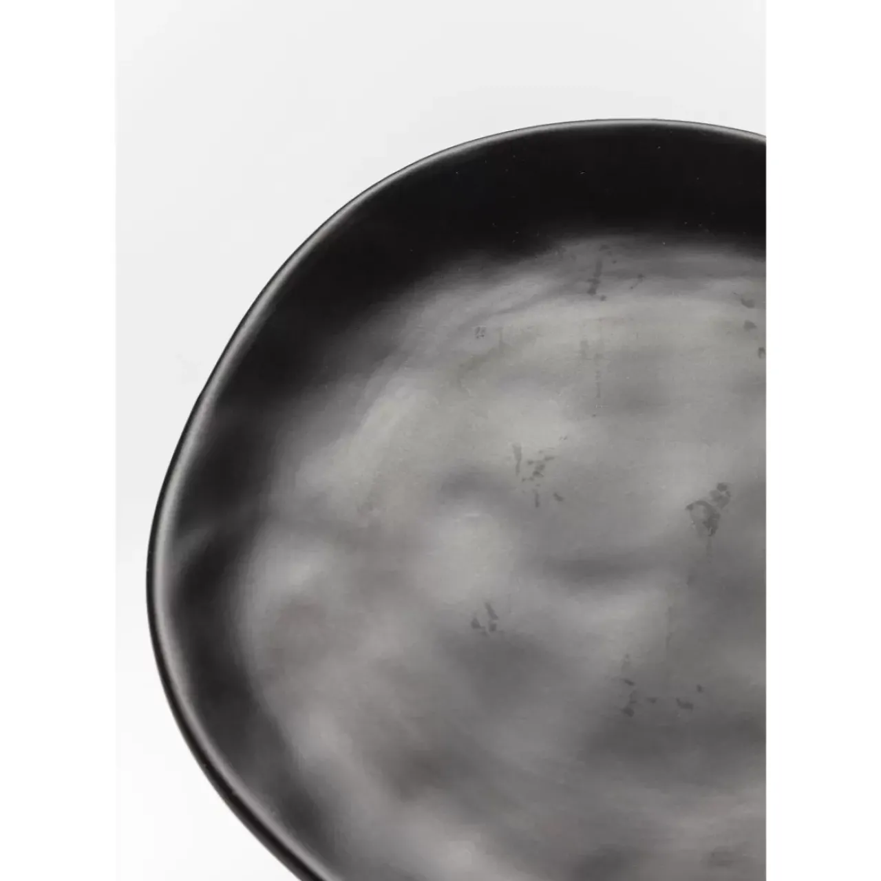 KARE Design Geschirr & Tischaccessoires-Teller Organic Black O20Cm