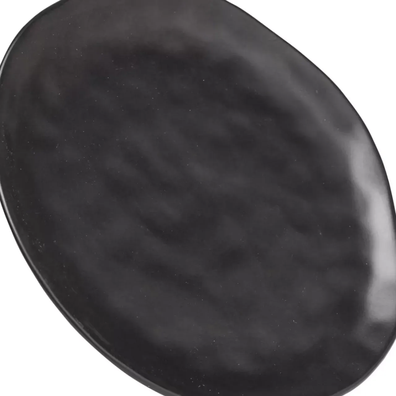 KARE Design Geschirr & Tischaccessoires-Teller Organic Black O26Cm