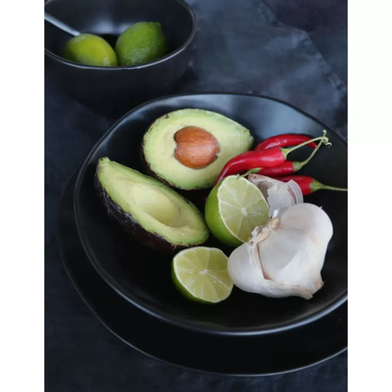 KARE Design Geschirr & Tischaccessoires-Teller Tief Organic Black O22Cm