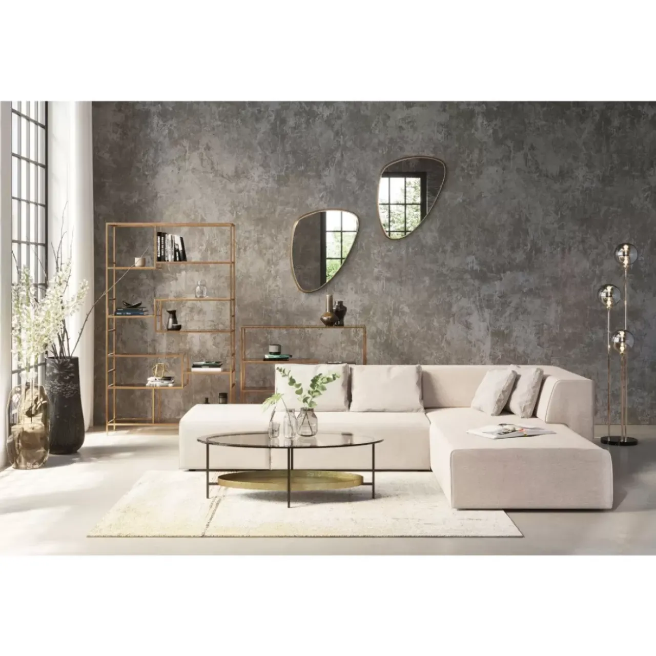 KARE Design Teppiche-Teppich Abstract Beige 170X240Cm