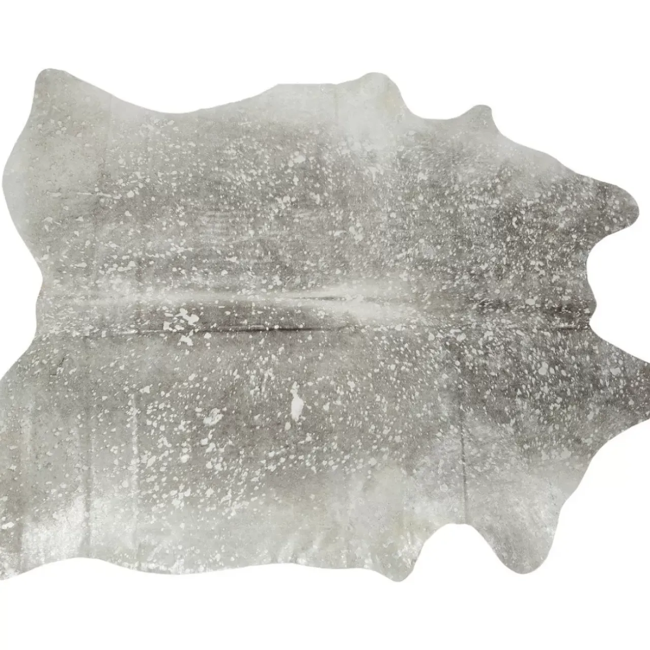KARE Design Teppiche-Teppich Hide Acid Wash Silber