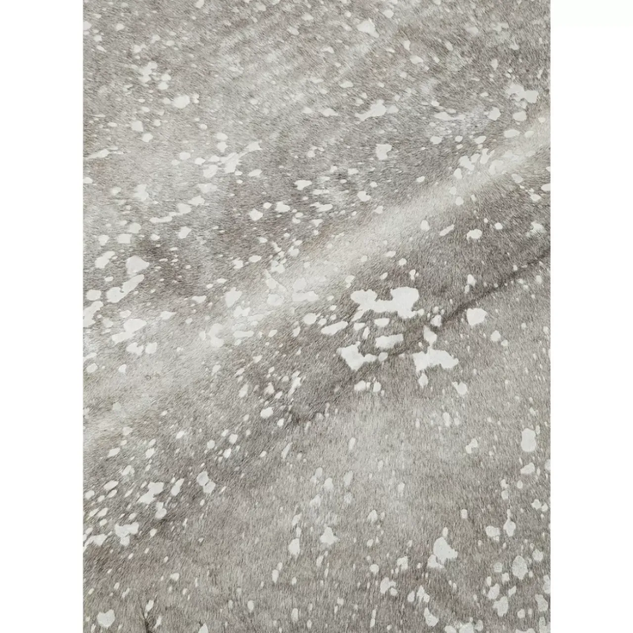 KARE Design Teppiche-Teppich Hide Acid Wash Silber