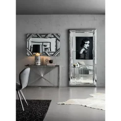 KARE Design Teppiche-Teppich Hide Acid Wash Silber
