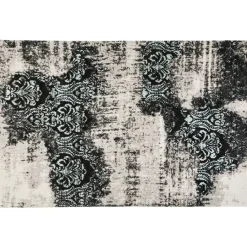 KARE Design Teppiche-Teppich Kelim Ornament Turkis 170X240Cm