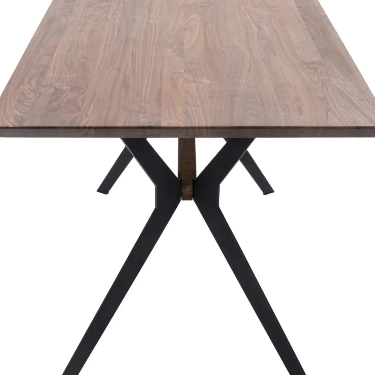 KARE Design Tische-Tisch Downtown Walnuss 220X100Cm