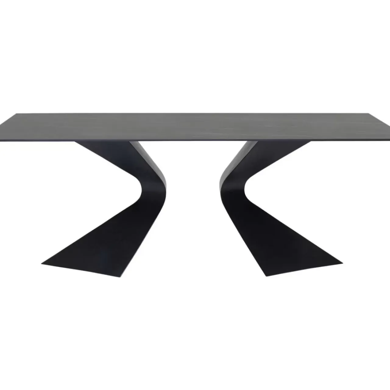 KARE Design Tische-Tisch Gloria Keramik Schwarz 200X100Cm