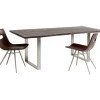 KARE Design Tische-Tisch Harmony Dunkel Chrom 200X100