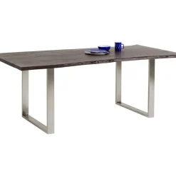 KARE Design Tische-Tisch Harmony Dunkel Chrom 200X100