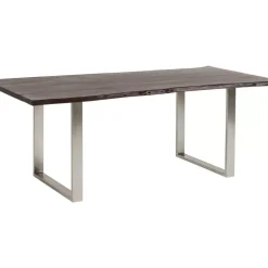 KARE Design Tische-Tisch Harmony Dunkel Chrom 200X100