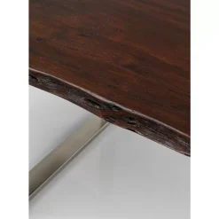 KARE Design Tische-Tisch Harmony Dunkel Chrom 200X100