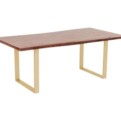 KARE Design Tische-Tisch Harmony Dunkel Messing 200X100