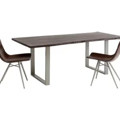 KARE Design Tische-Tisch Harmony Dunkel Silber 160X80