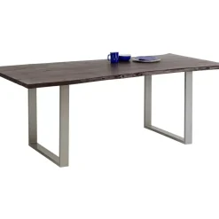 KARE Design Tische-Tisch Harmony Dunkel Silber 160X80