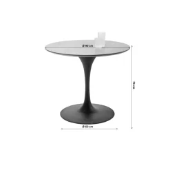 KARE Design Tische-Tisch Invitation Set Weiss Zink O90Cm