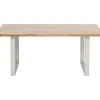 KARE Design Tische-Tisch Jackie Eiche Silber 160X80