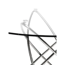 KARE Design Tische-Tisch Molekular Silber O120Cm