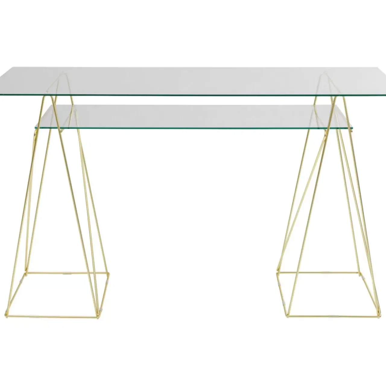 KARE Design Tische-Tisch Polar Messing Matt 8Mm Esg