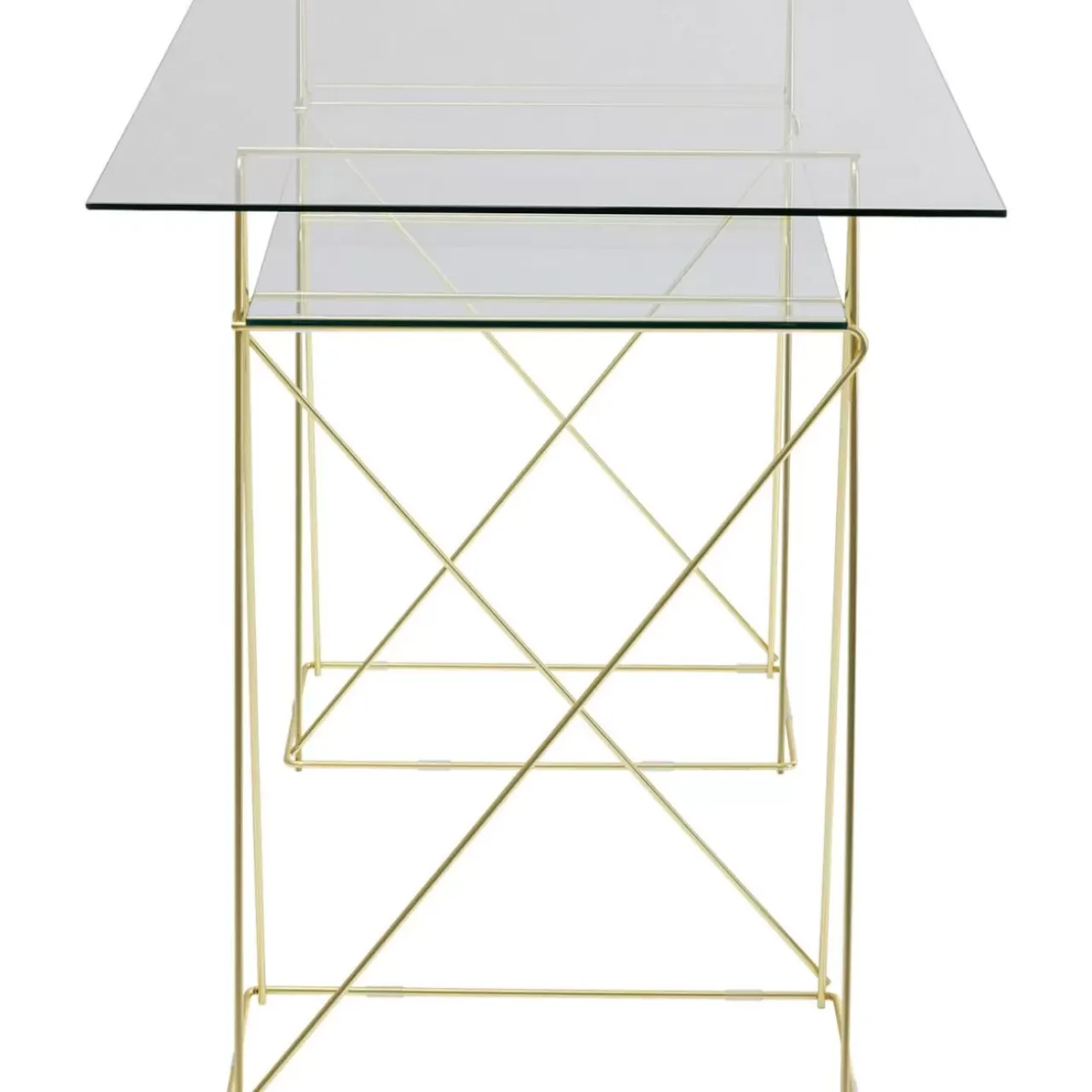 KARE Design Tische-Tisch Polar Messing Matt 8Mm Esg