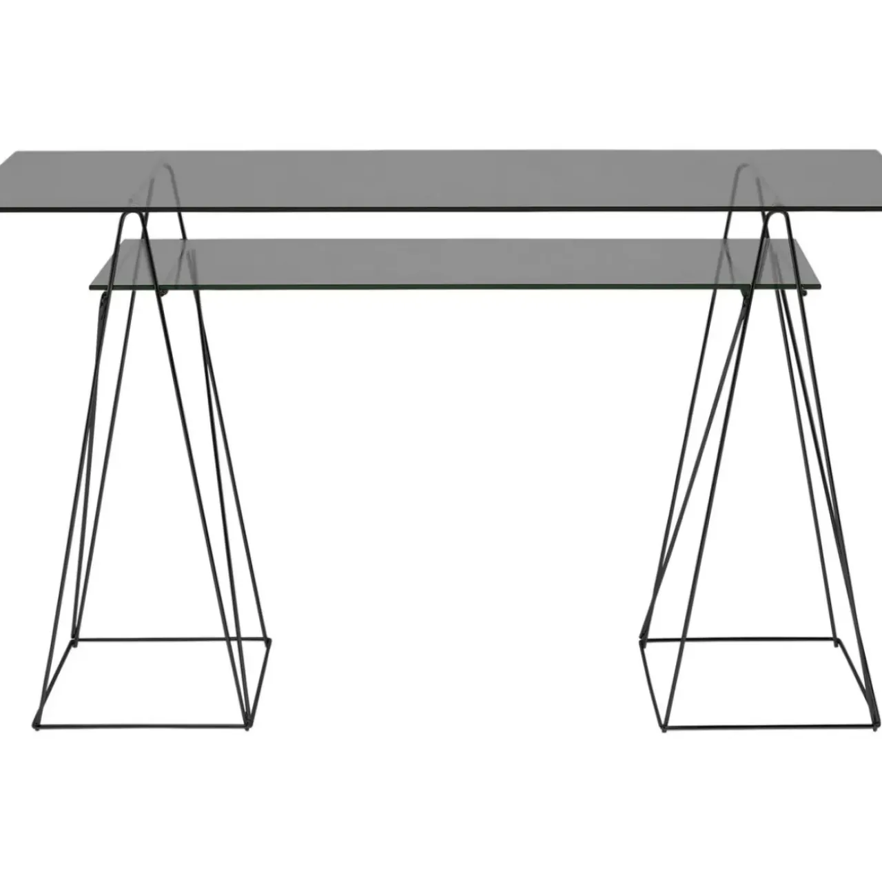 KARE Design Tische-Tisch Polar Schwarz 8Mm Esg 135X65Cm