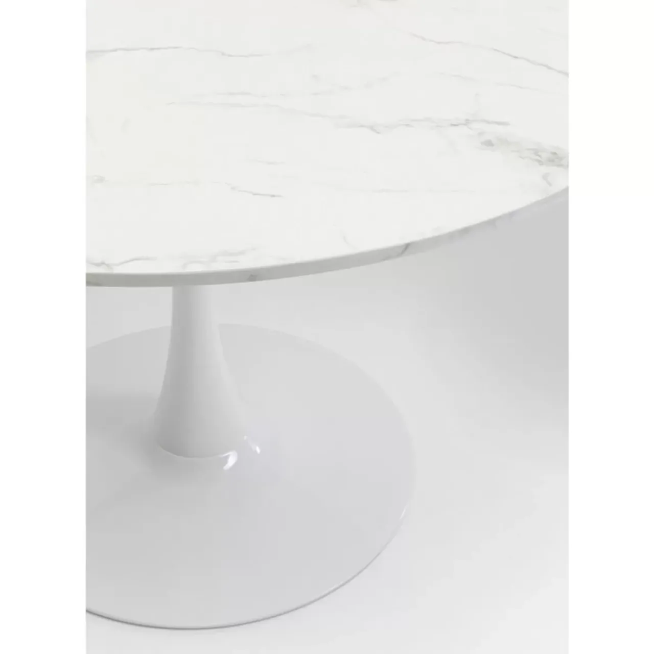 KARE Design Tische-Tisch Schickeria Marmor Weis O110Cm