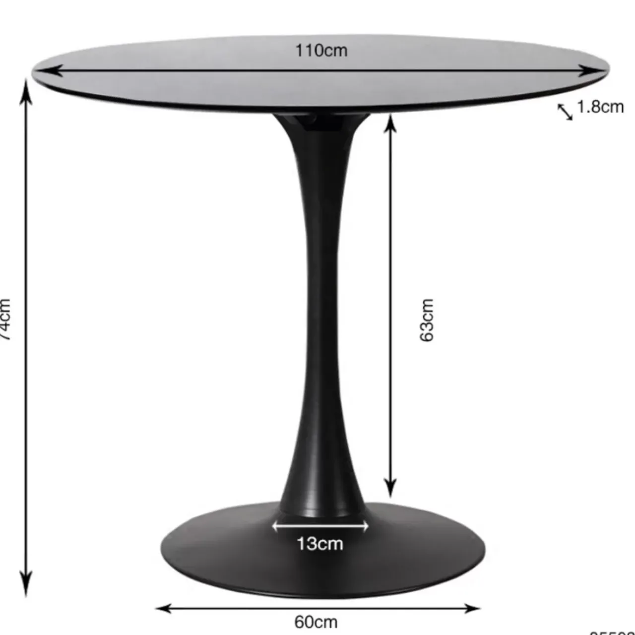 KARE Design Tische-Tisch Schickeria Schwarz O110
