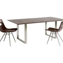 KARE Design Tische-Tisch Symphony Dunkel Chrom 200X100
